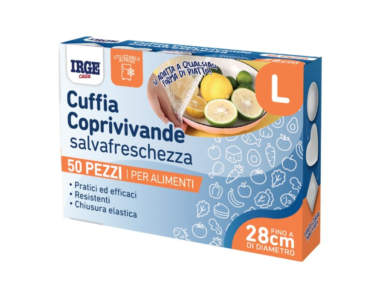 Irge cuffia coprivivande sopz taglia l