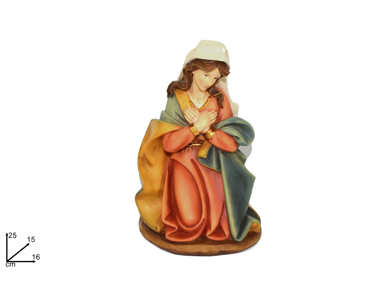 Madonna in resina 25cm