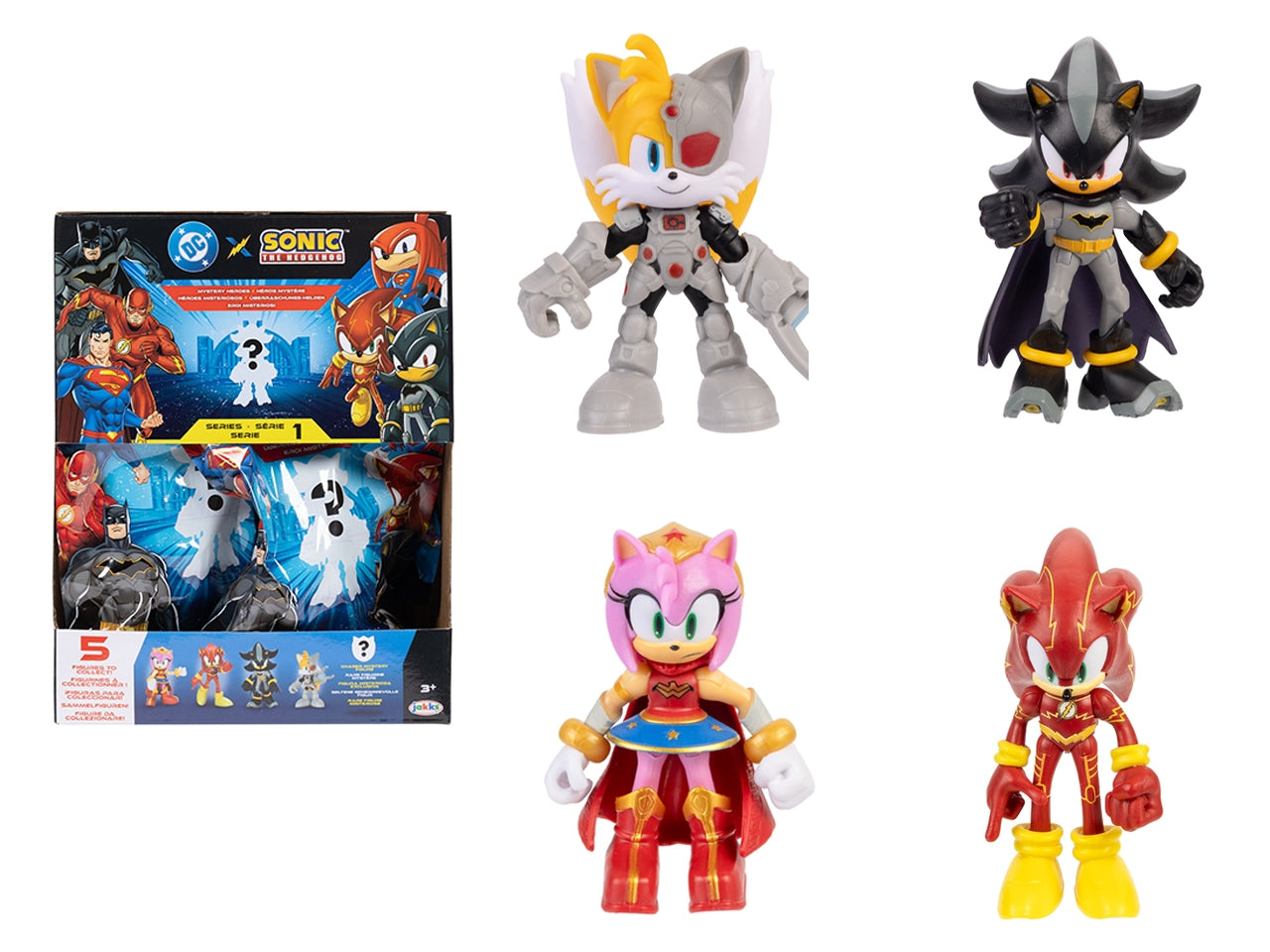 Personaggio Sonic project jacket 2.5 buste personaggi serie 1 a sorpresa