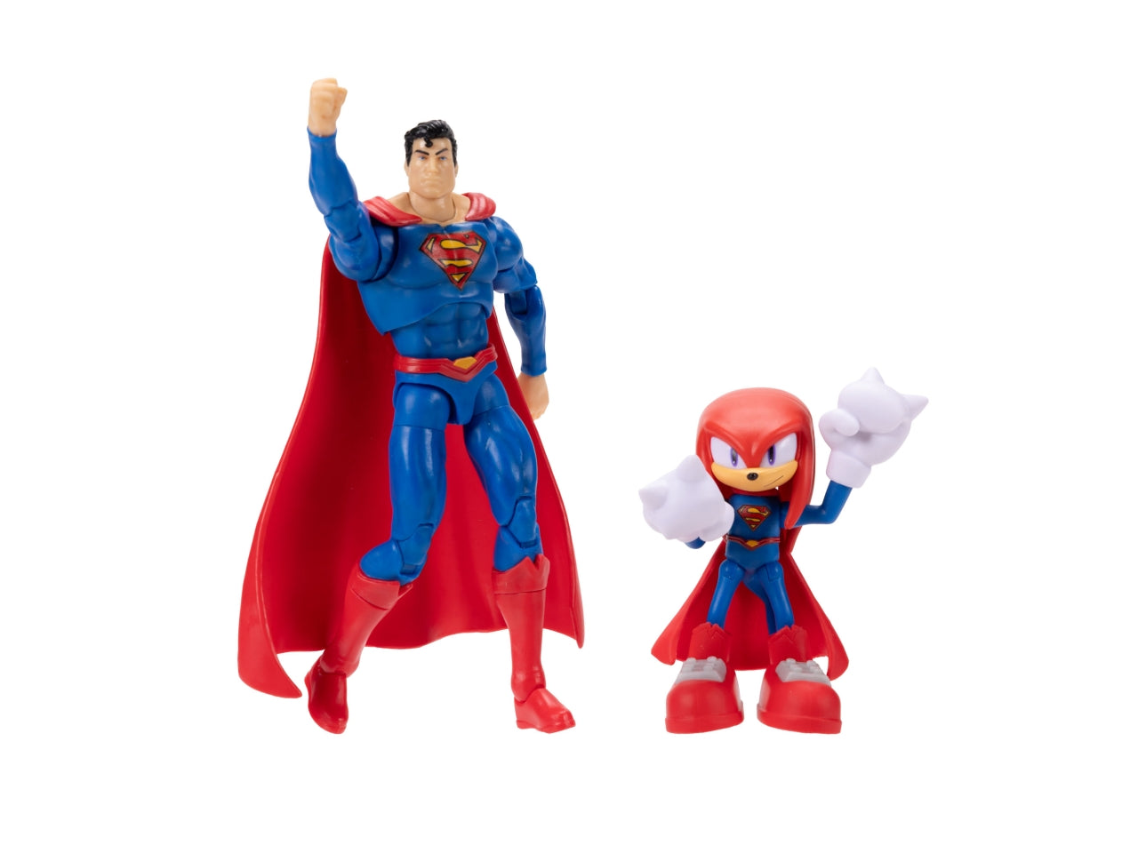 Personaggio Sonic project jacket 2.5"knuckles 5"superman