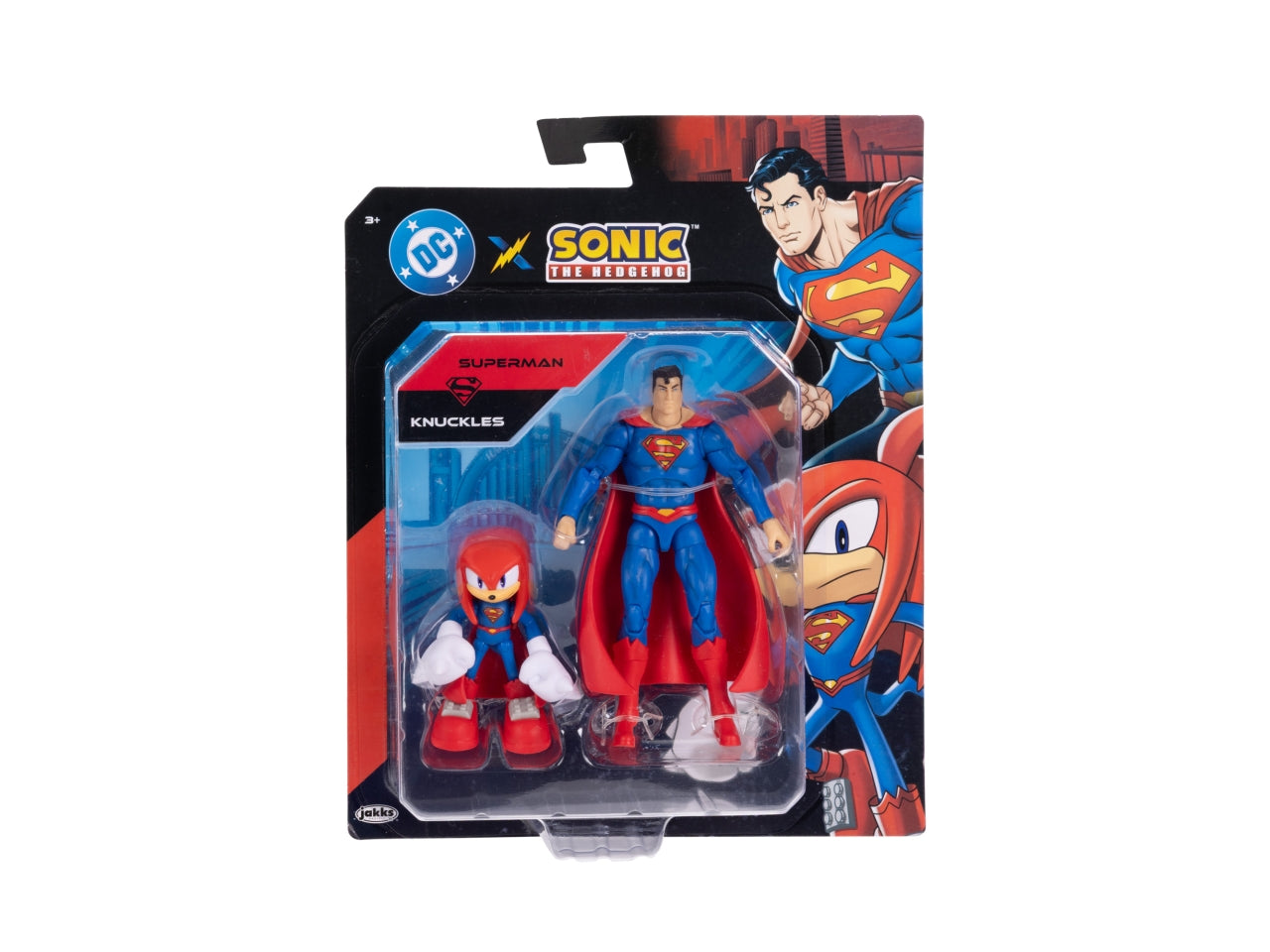 Personaggio Sonic project jacket 2.5"knuckles 5"superman