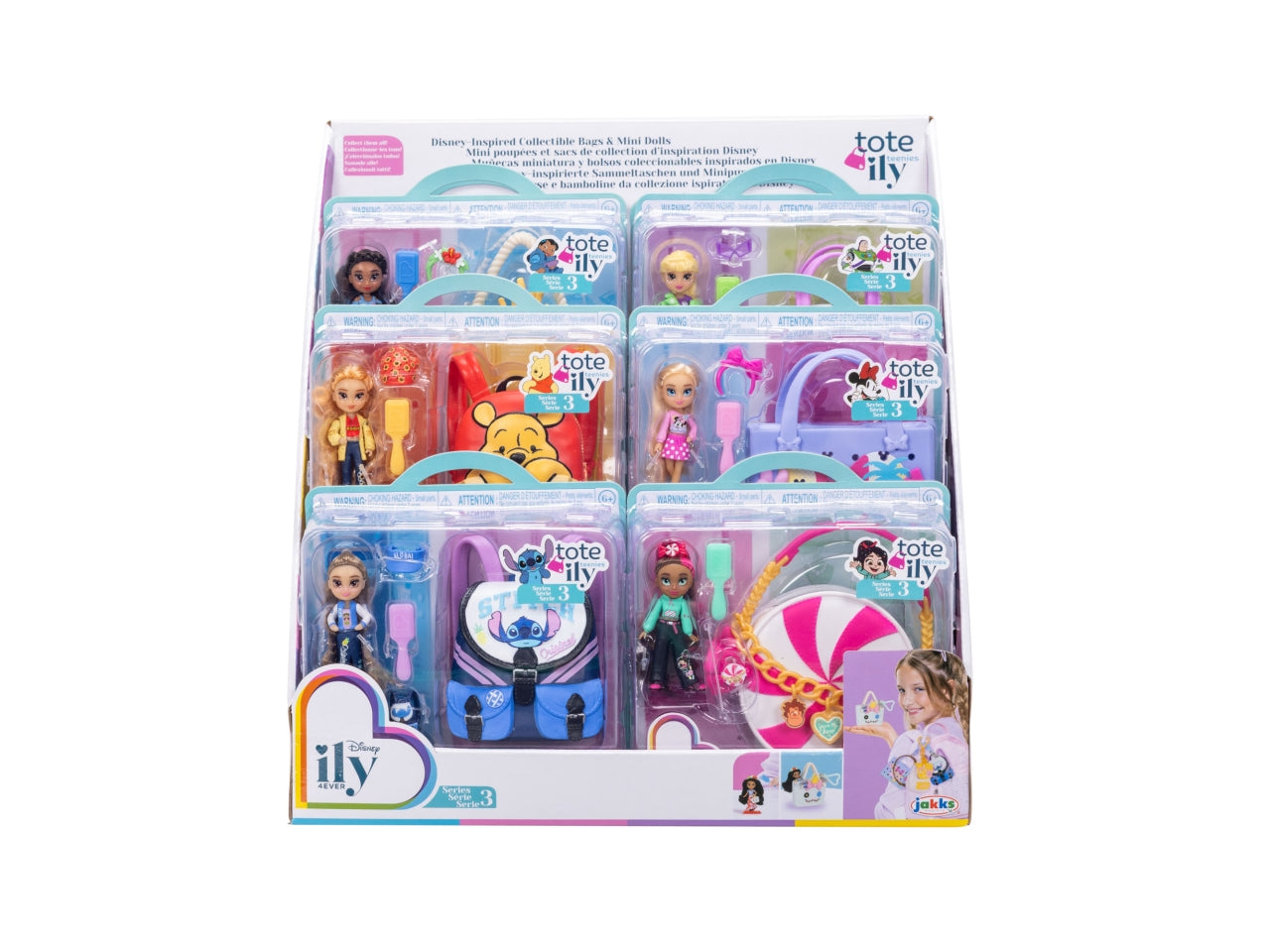 Disney Ily 4ever mini borsette con bambola Tote-Ily teenies wave 3