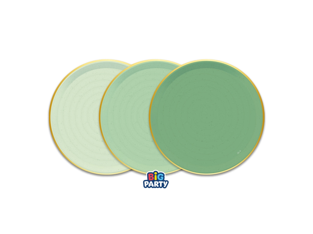 Piatti mix 24cm rustic botanic set da 6 piatti