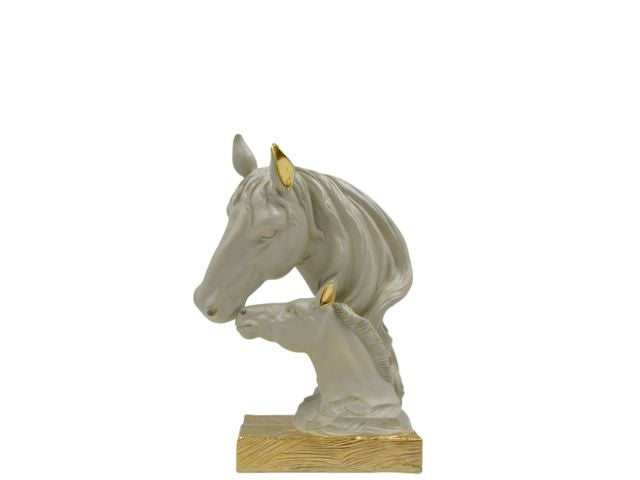 Testa di cavallo in resina 15x23cm