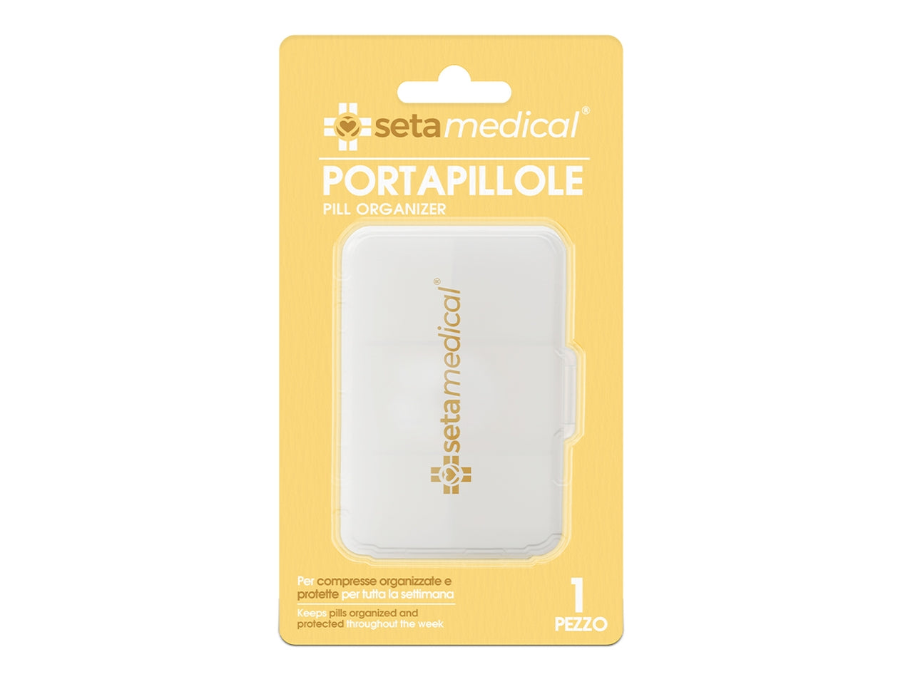 Portapillole con 6 scomparti 2x3cm