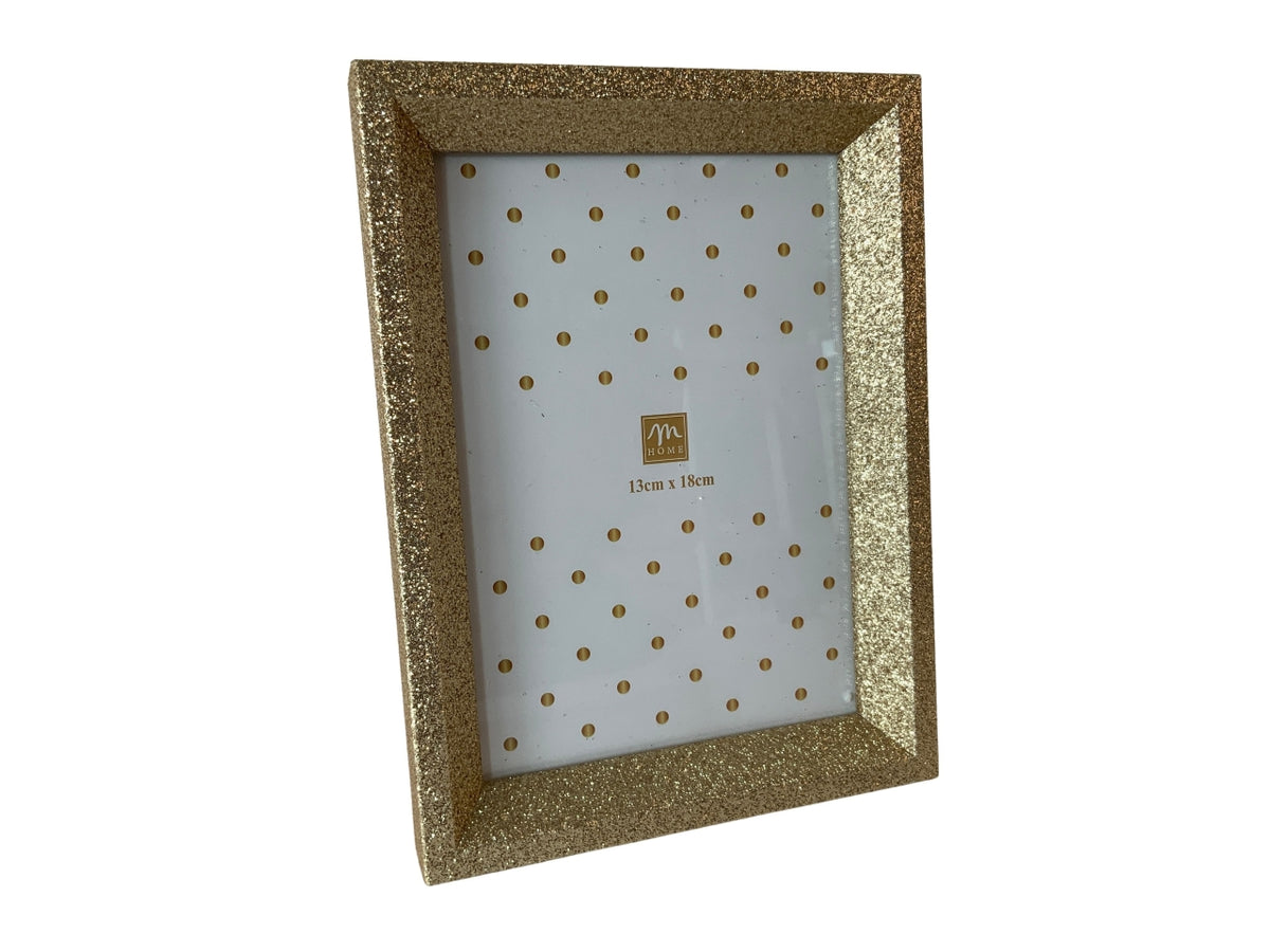 Portafoto 13x18cm oro in mdf 15,5x2,5xh.20,5cm