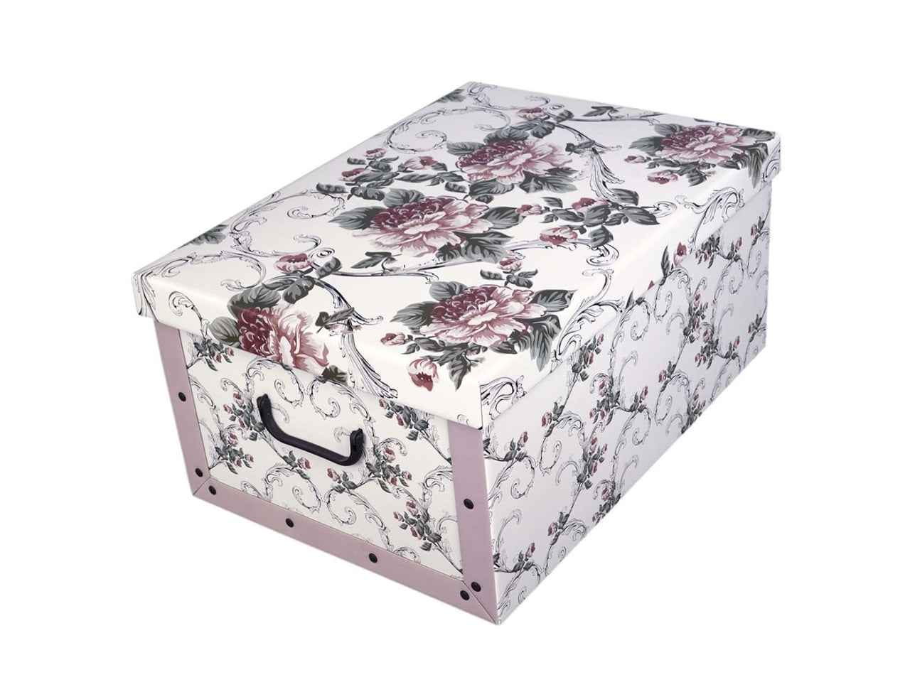 Bauletto maxi in cartone 51x37x24cm les baroques antique