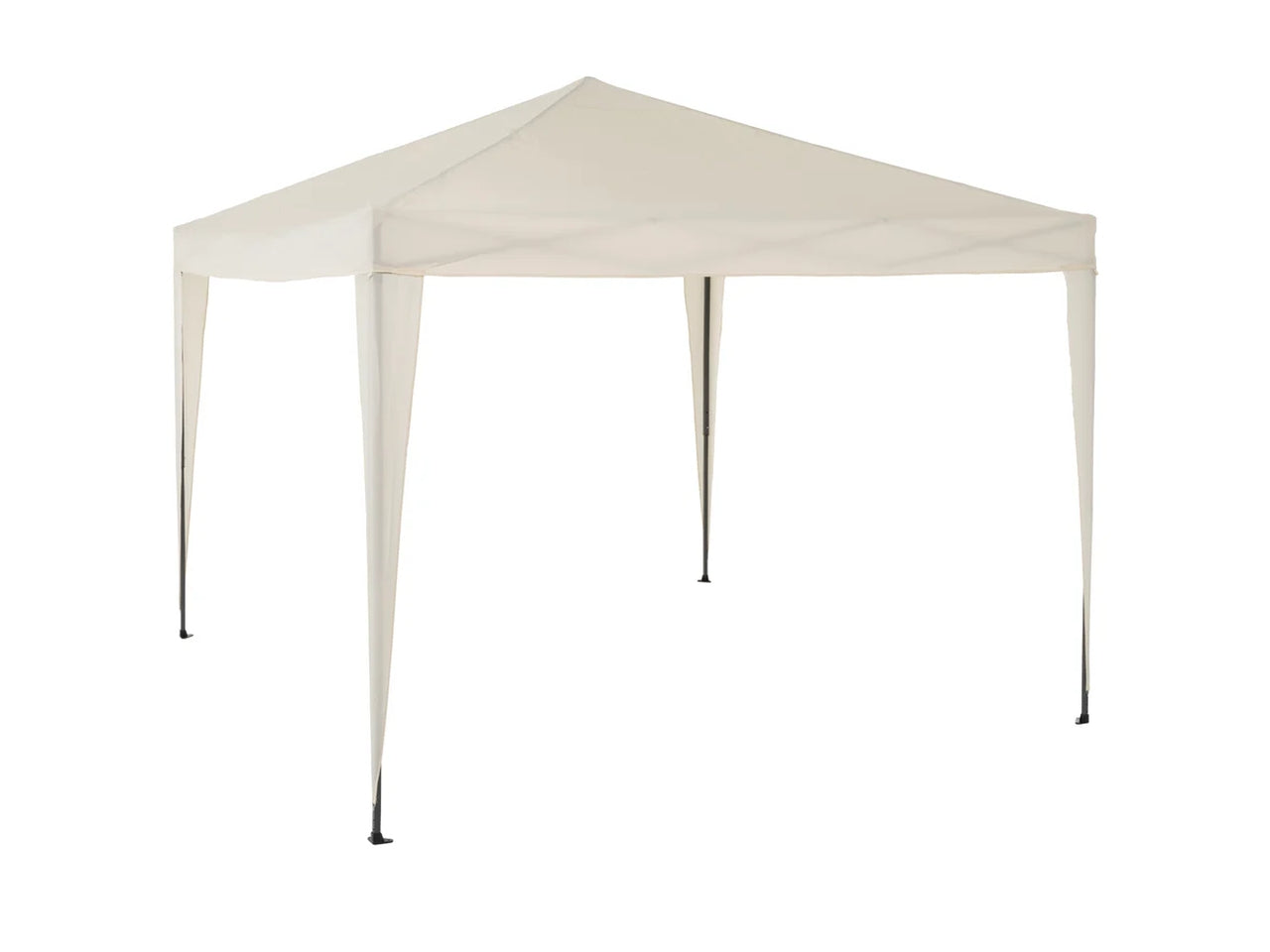 Gazebo in tessuto ecru' richiudibile con sacca 3x3mt