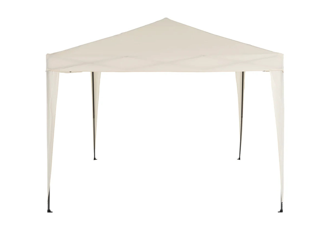 Gazebo in tessuto ecru' richiudibile con sacca 3x3mt