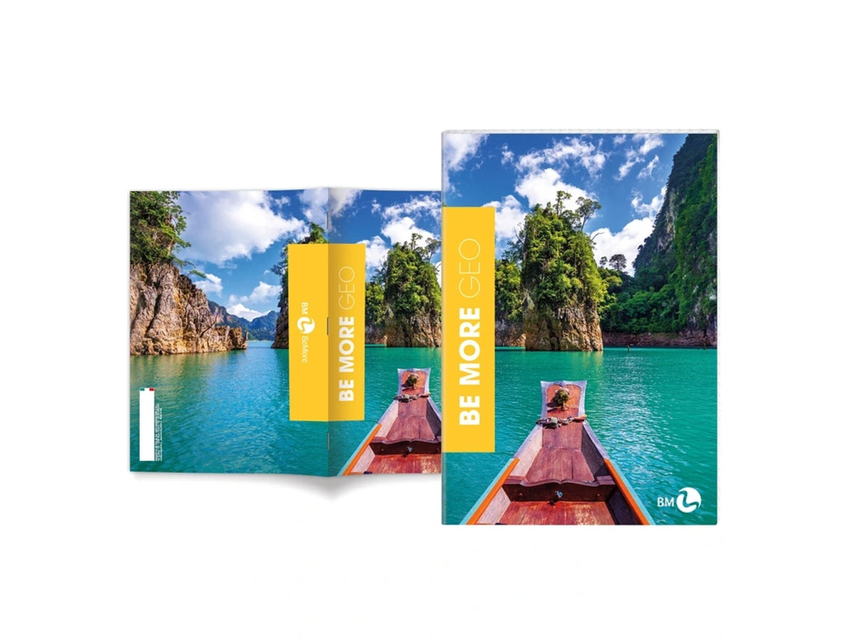 Quaderno maxi geo 21x29,7cm pagine 72 + r rigatura 5mm set da 10 quaderni