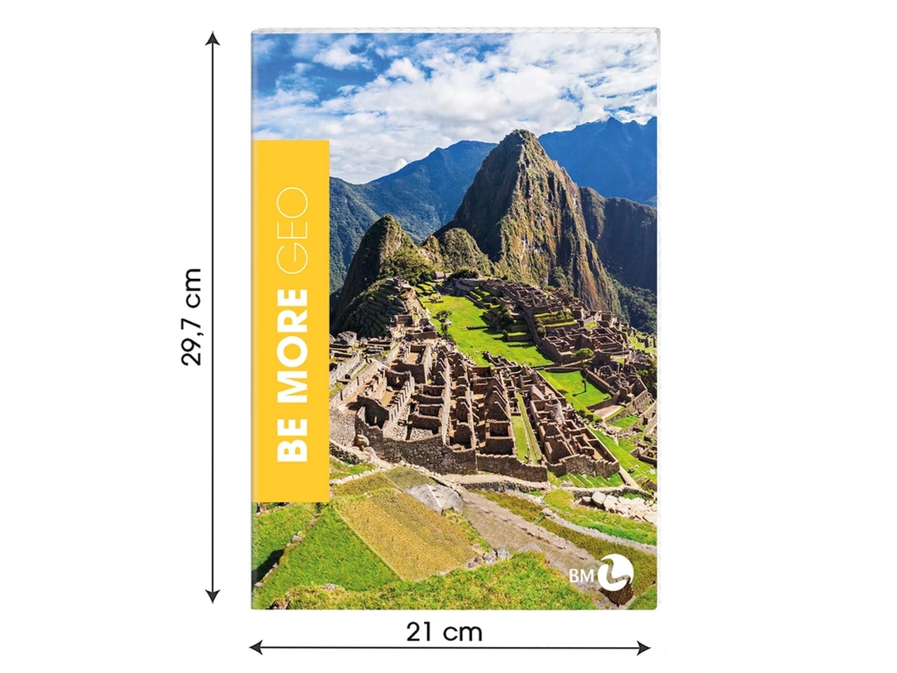 Quaderno maxi geo 21x29,7cm pagine 72 + r rigatura 1 rigo set da 10 quaderni