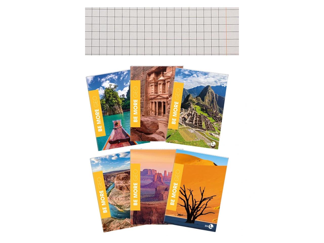 Quaderno maxi geo 21x29,7cm pagine 72 + r rigatura q set da 10 quaderni