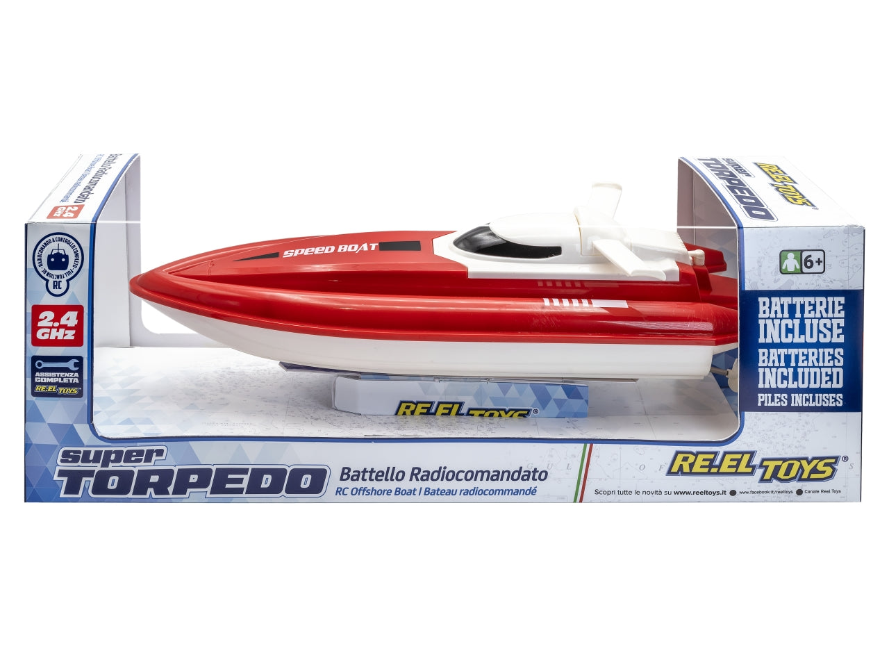Battello Super Torpedo radiocomando 2.4 ghz
