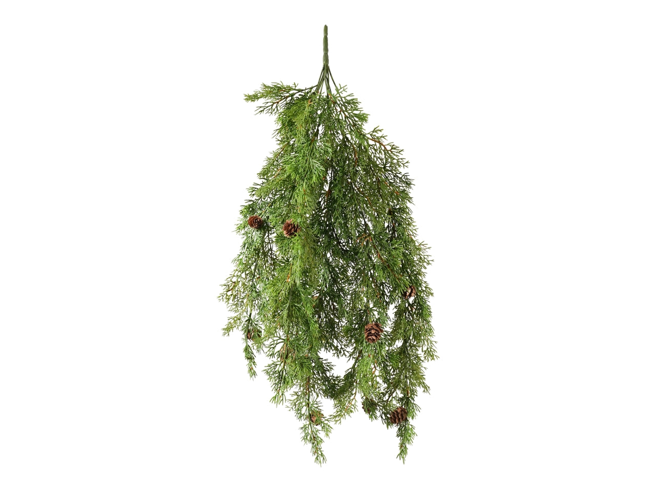 Ramo cascante di cedro con pigne maxi 73cm