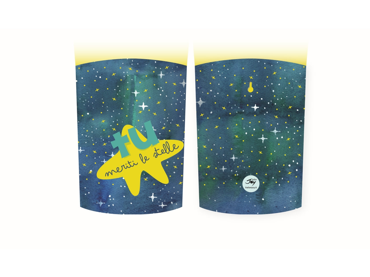 Lampada - tu meriti le stelle - luce gialla