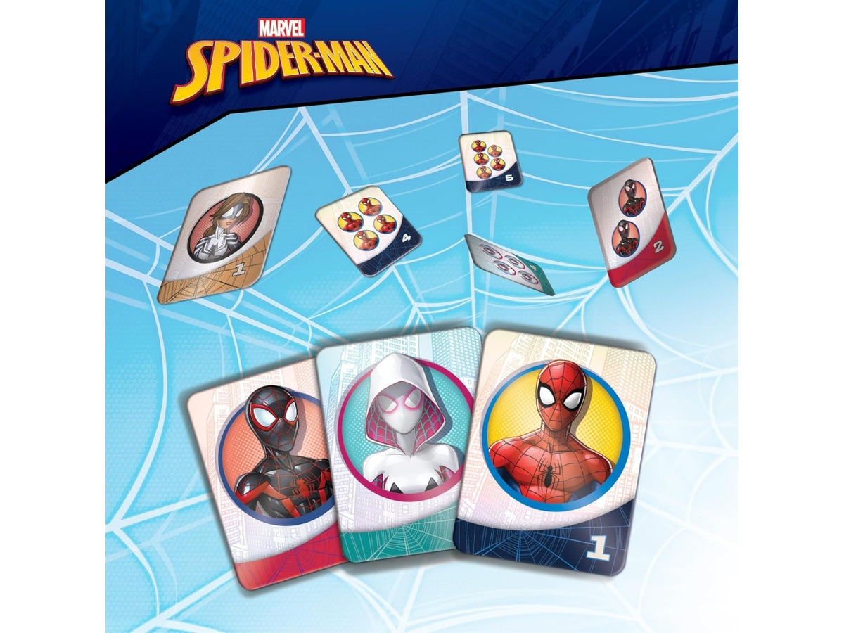 Spider-man super game travel & card game in a backpack