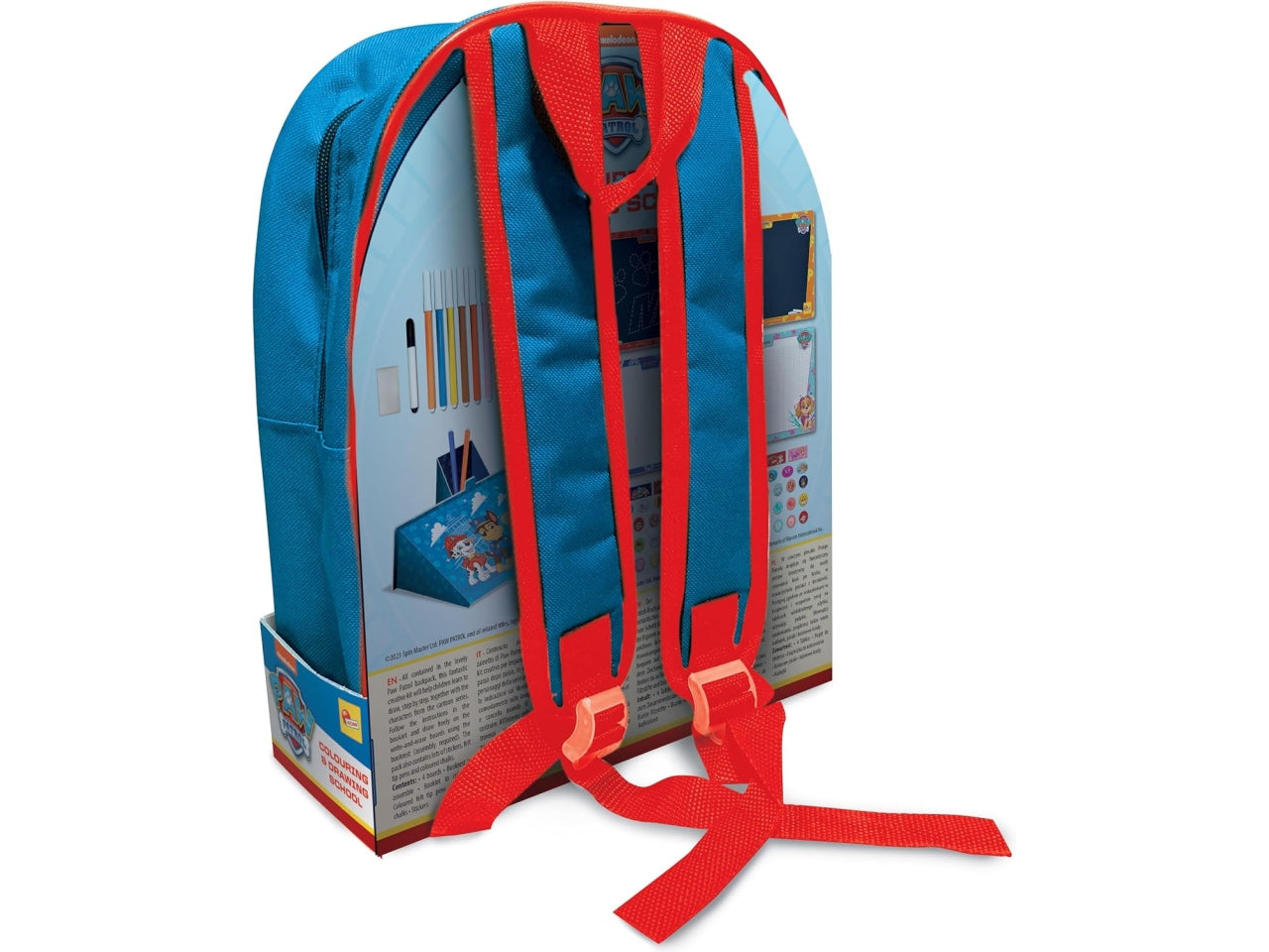 Paw patrol colouring & drawing school in a backpack