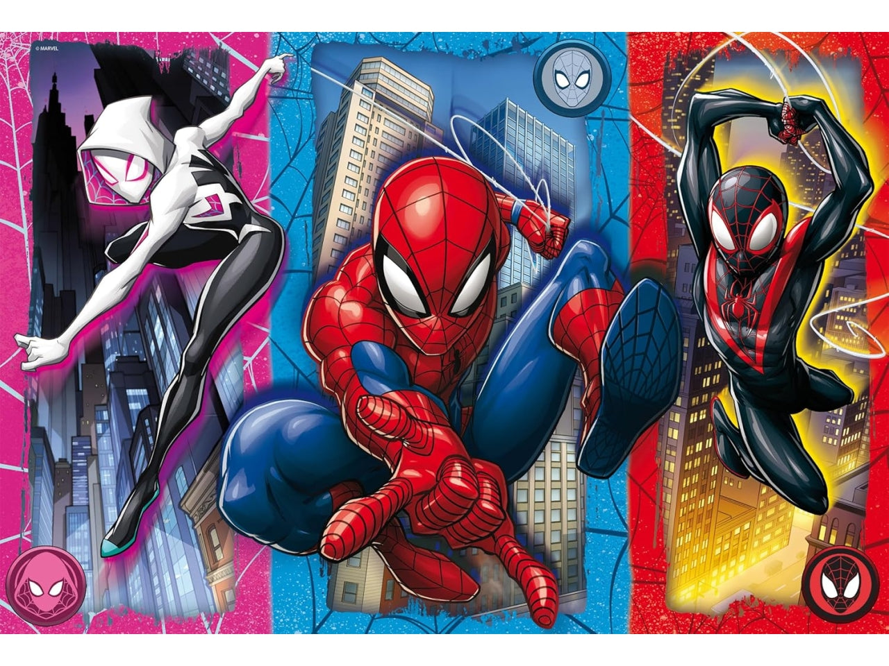 Marvel puzzle df maxifloor 2 x 60 spider-man