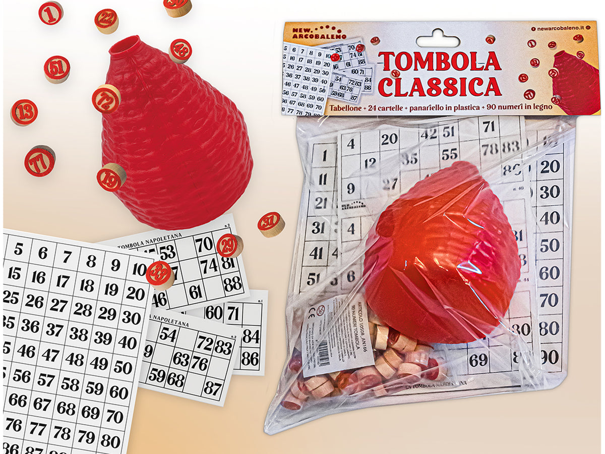 Tombola classica gioco di società tradizionale
