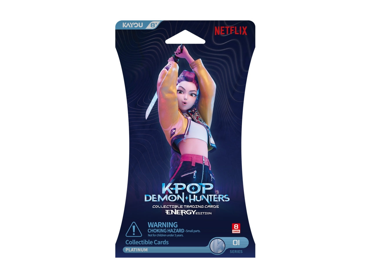 Carte K-POP Demon Hunters bustina da 8 carte collezionabili