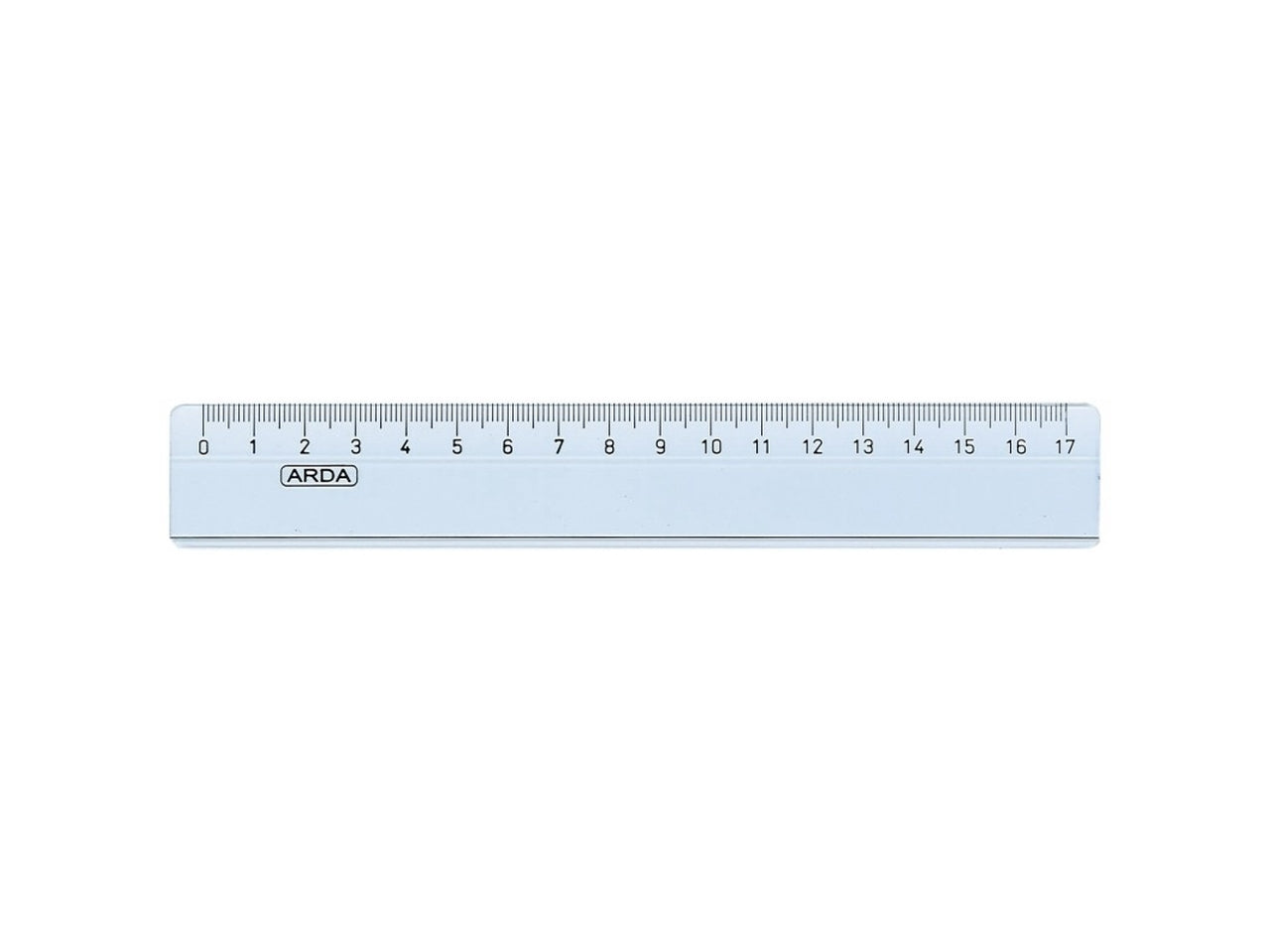 Righello uni 17cm in busta