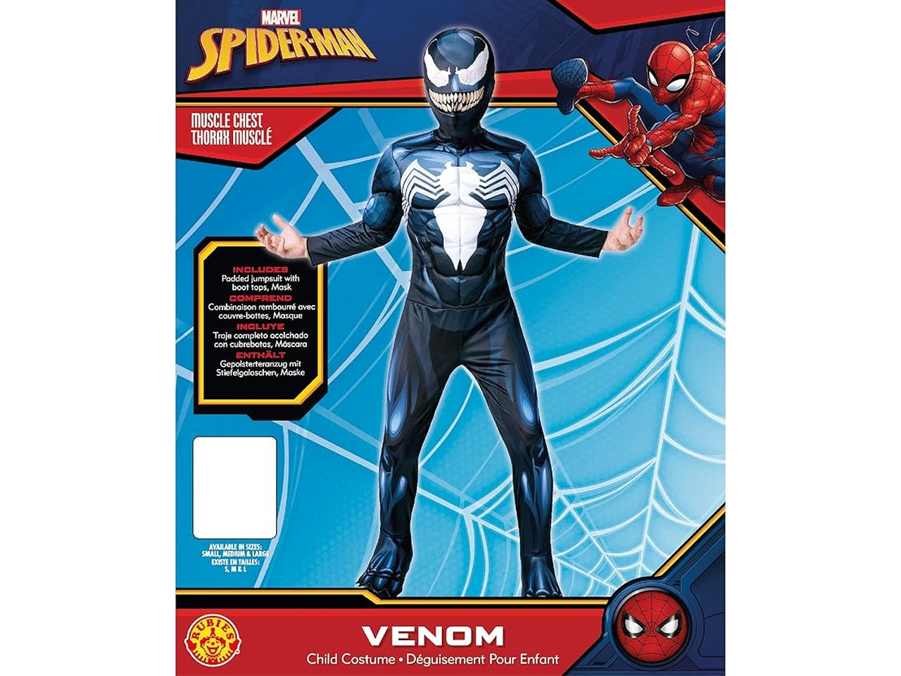 Costume Venom deluxe taglia M 5-7 anni