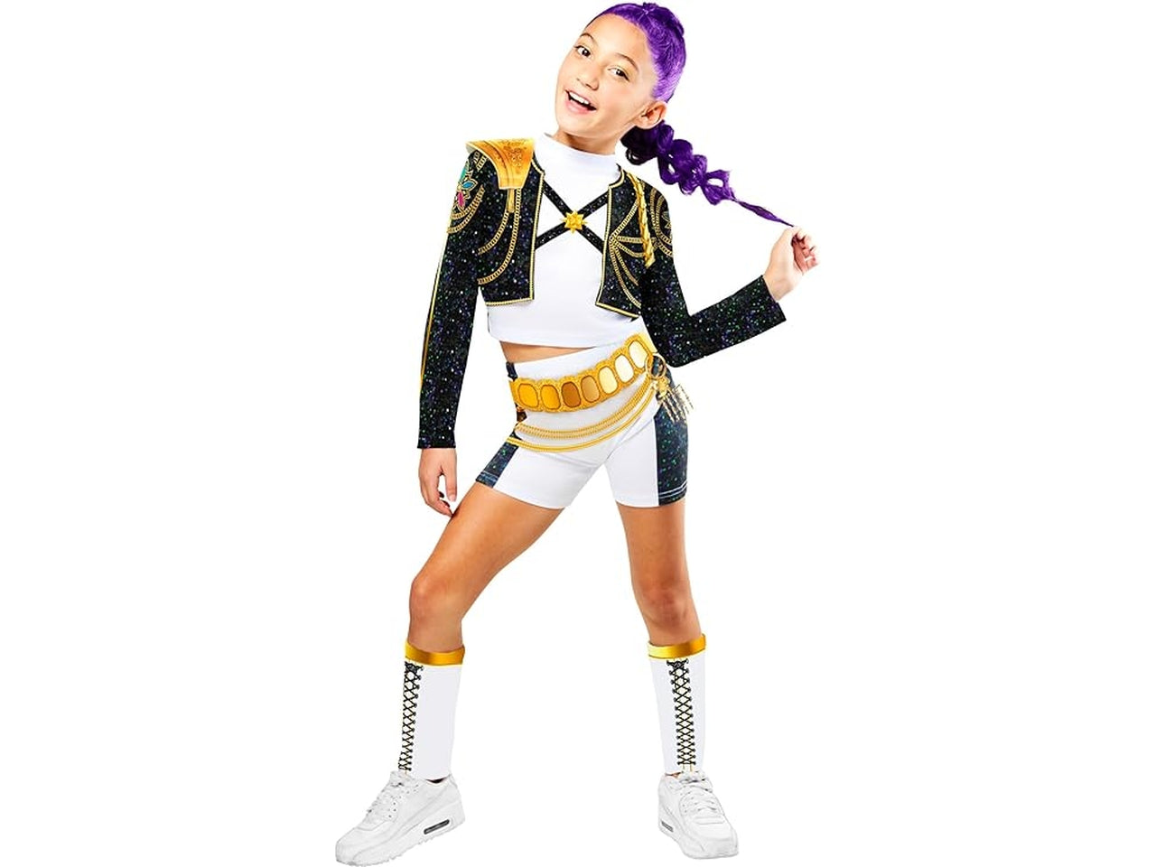 Costume Kpop Rumi golden, taglia XS 5-6 anni