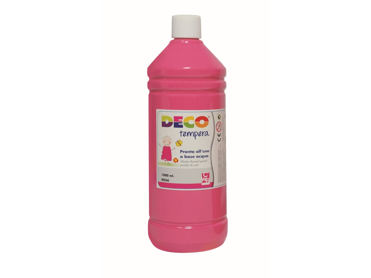 Flacone tempera 1000ml rosa
