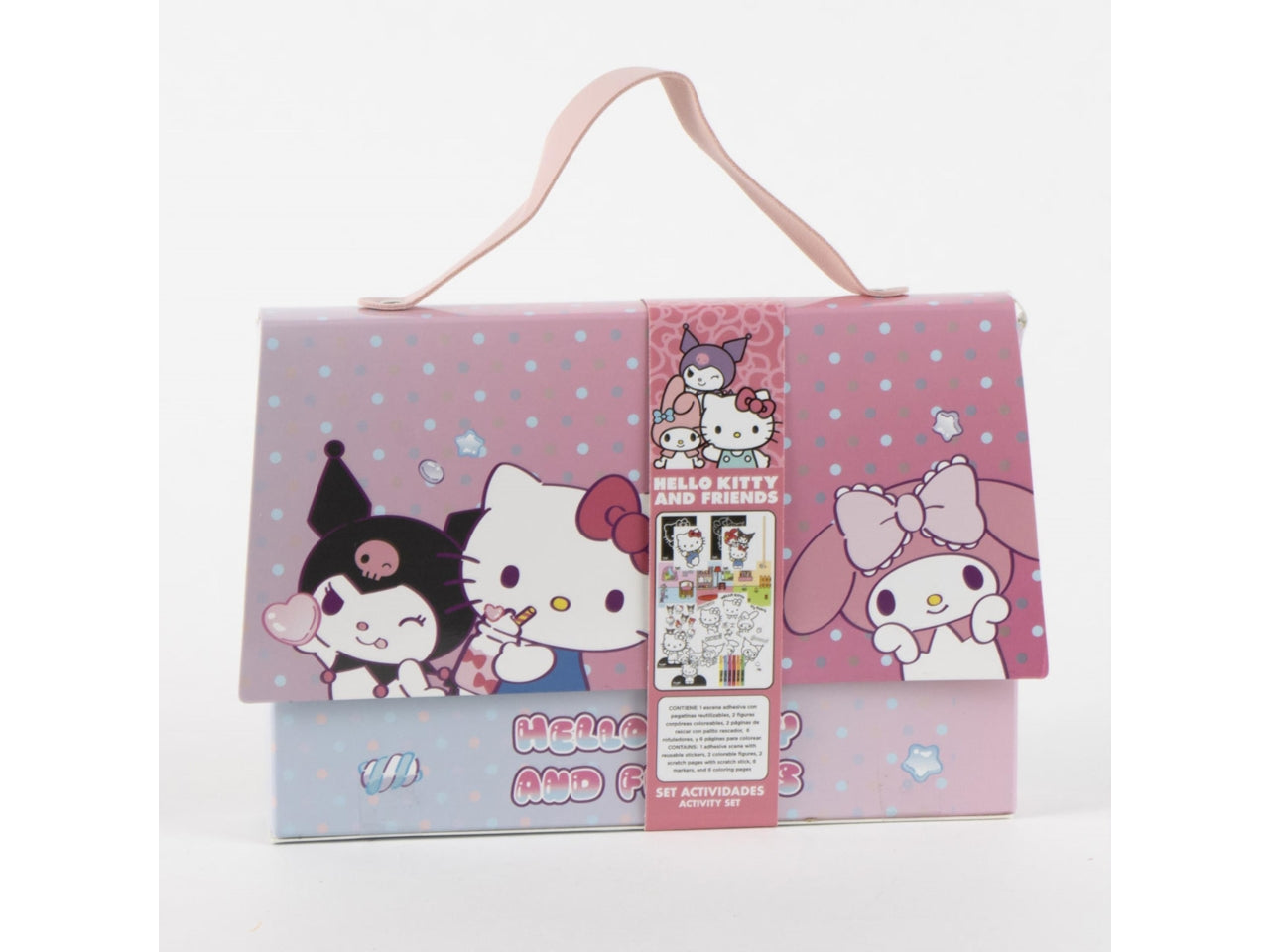 Borsa di Hello Kitty con set da colorare