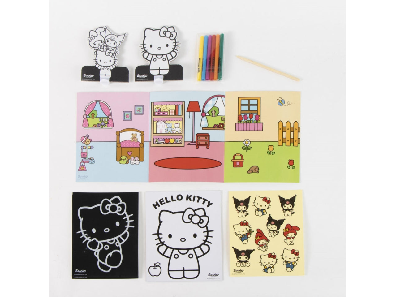 Borsa di Hello Kitty con set da colorare
