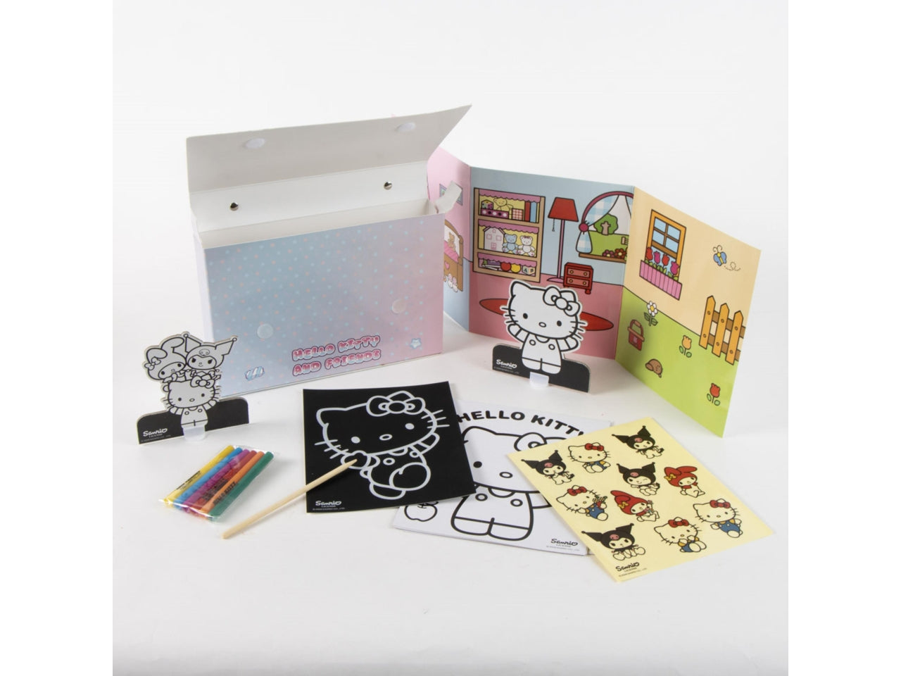 Borsa di Hello Kitty con set da colorare