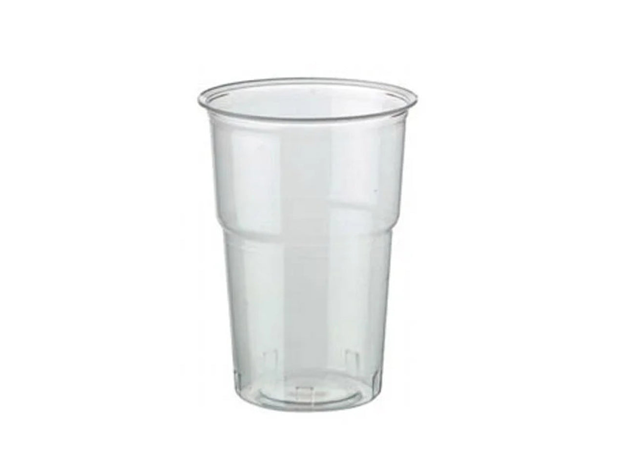 Bicchiere in plastica 200/300 glas ps trasparente confezione da 50 bicchieri $