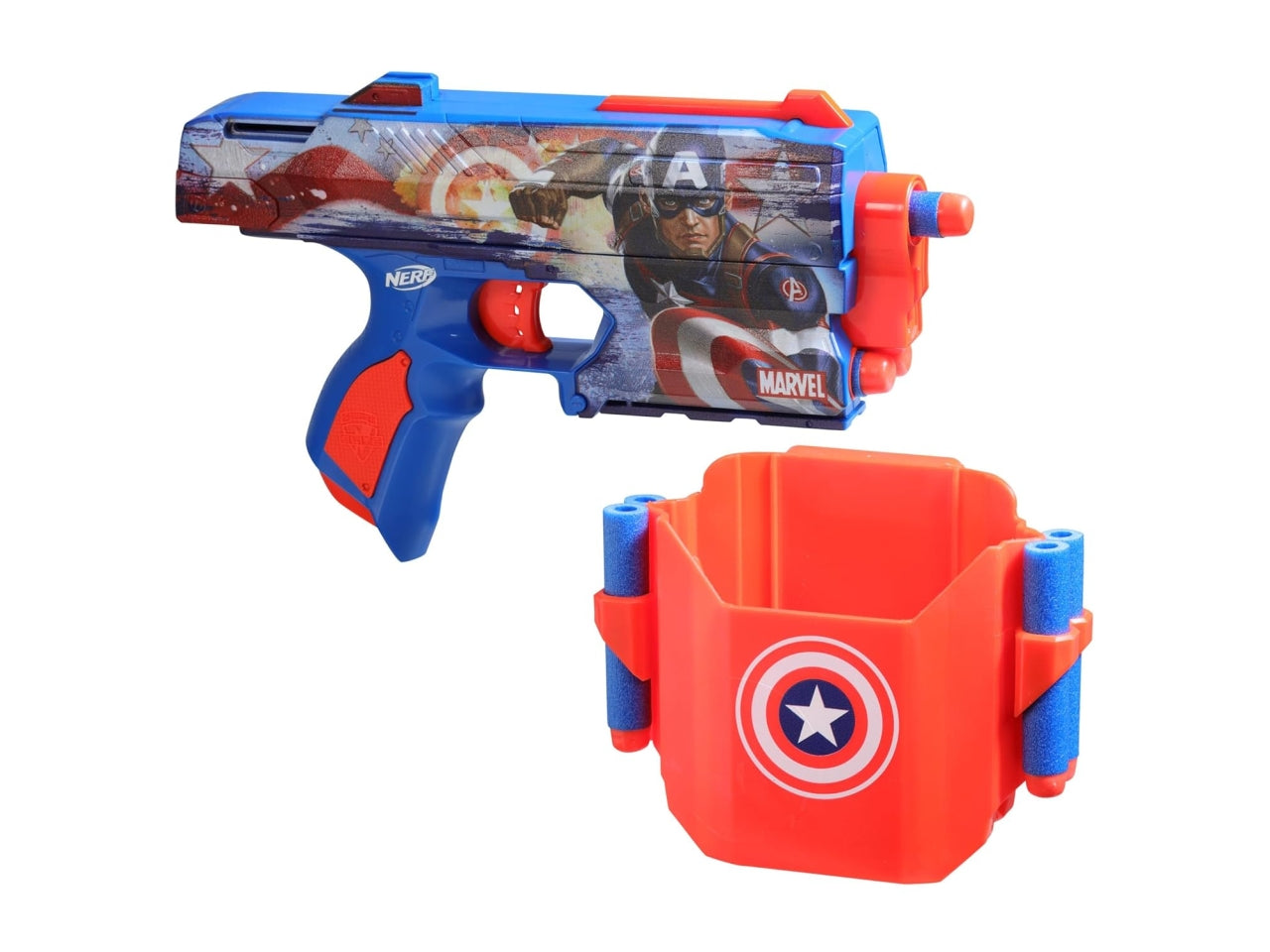 Nerf pistola capitan america