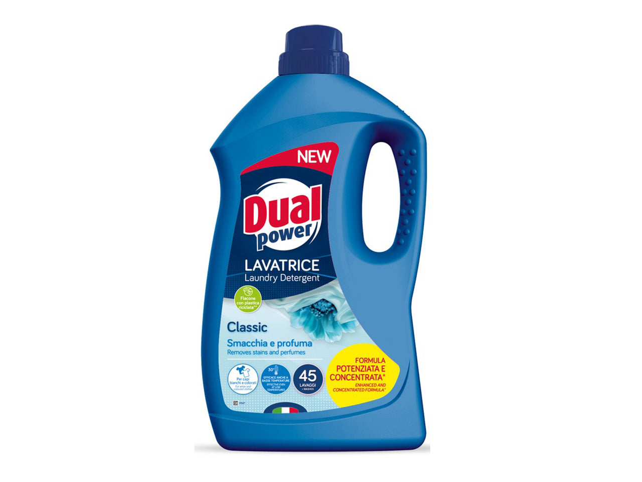 Dual power lavatrice classic 45 lavaggi 1,8lt $