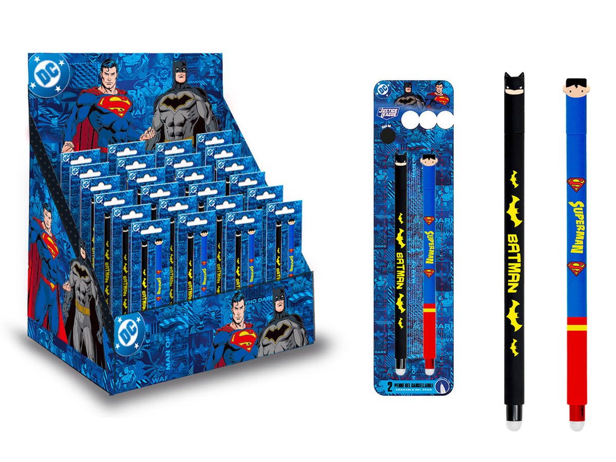 Justice league set 2 penne gel cancellabili