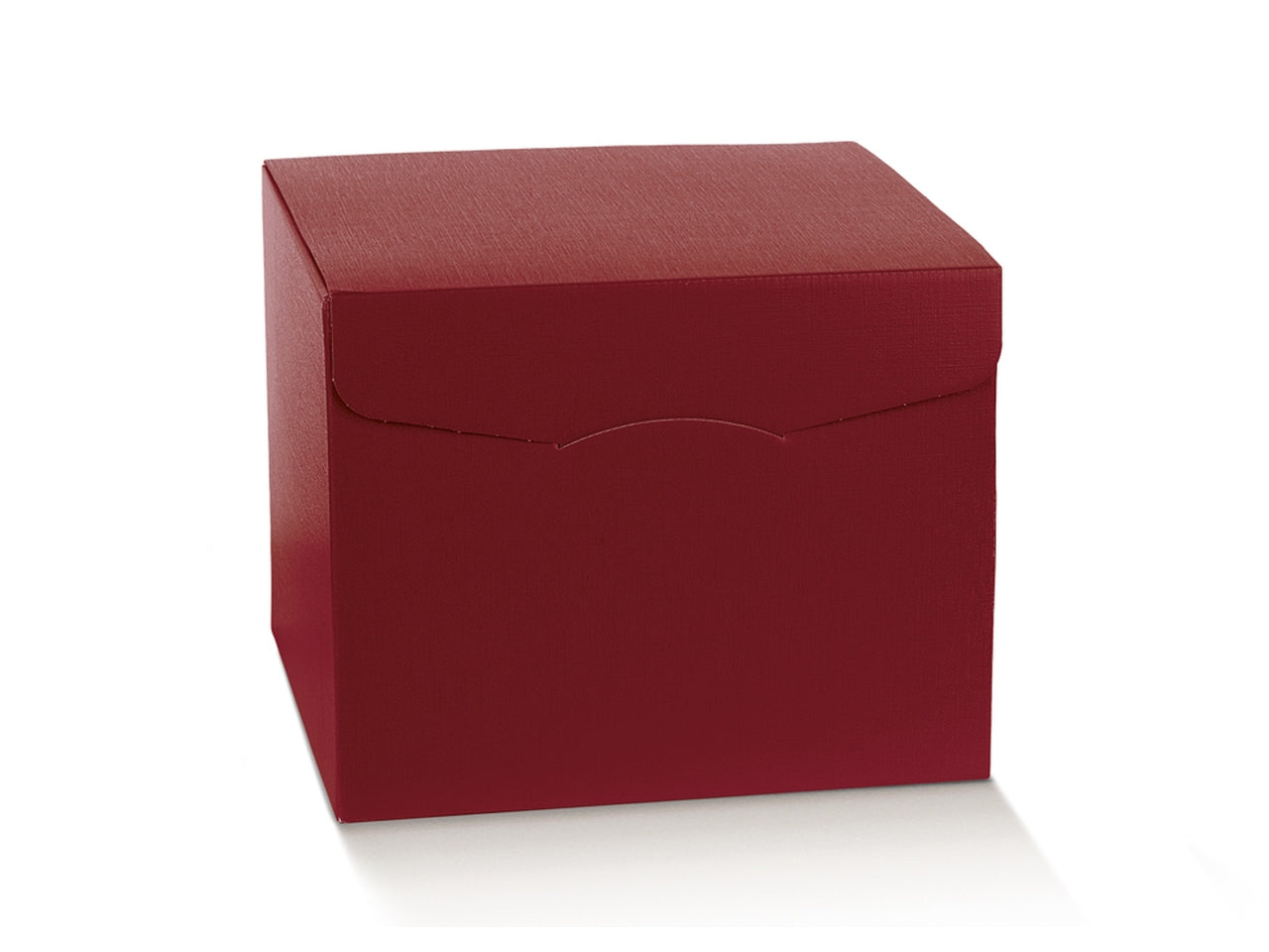 Scatola segreto fibra bordeaux, 46x32x29cm