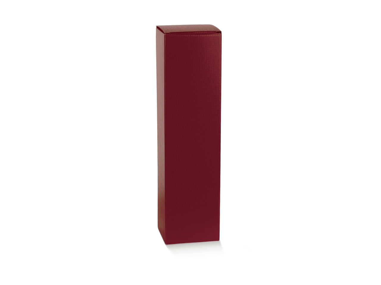 Portabottiglia 1 posto champagne fibra bordeaux, 10x10x34cm