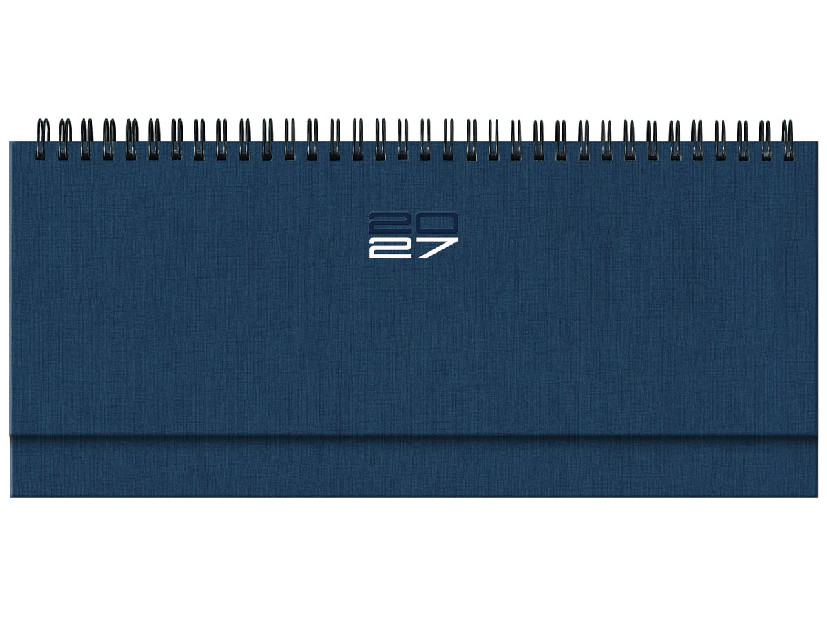Agenda 2027 Caribe 29,8x10,5cm settimanale orizzontale blu
