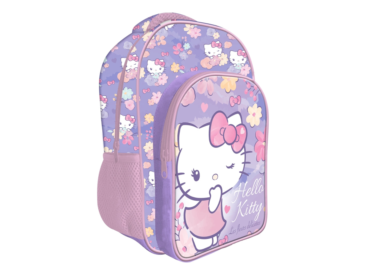 Zaino scuola organizzato Hello Kitty