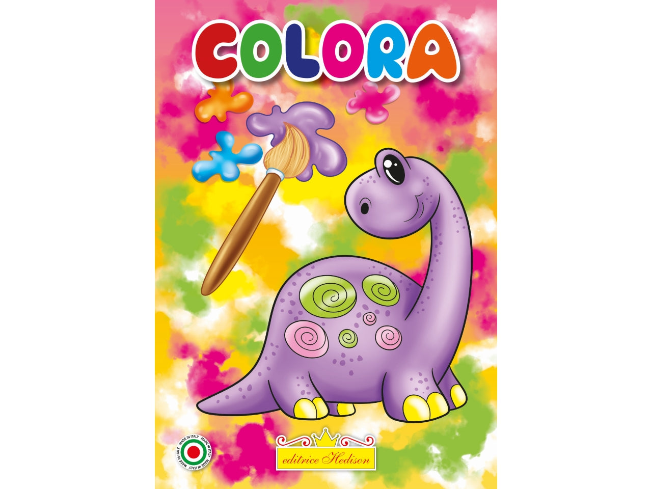 Libro minicoloretti dinosauro