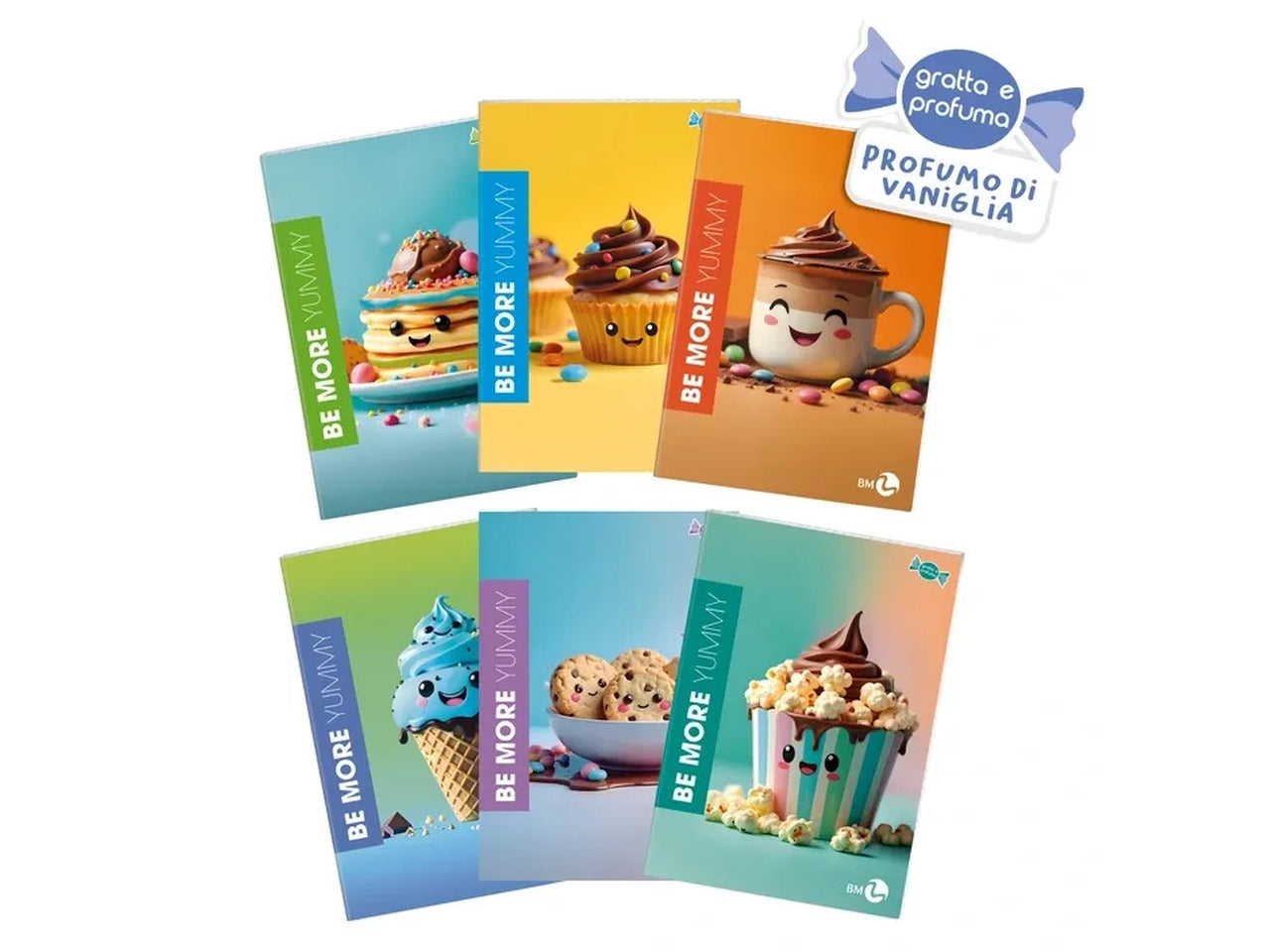 Quaderni maxi yummy 21x29,7cm 72 pagine rigatura C confezione da 10 quaderni