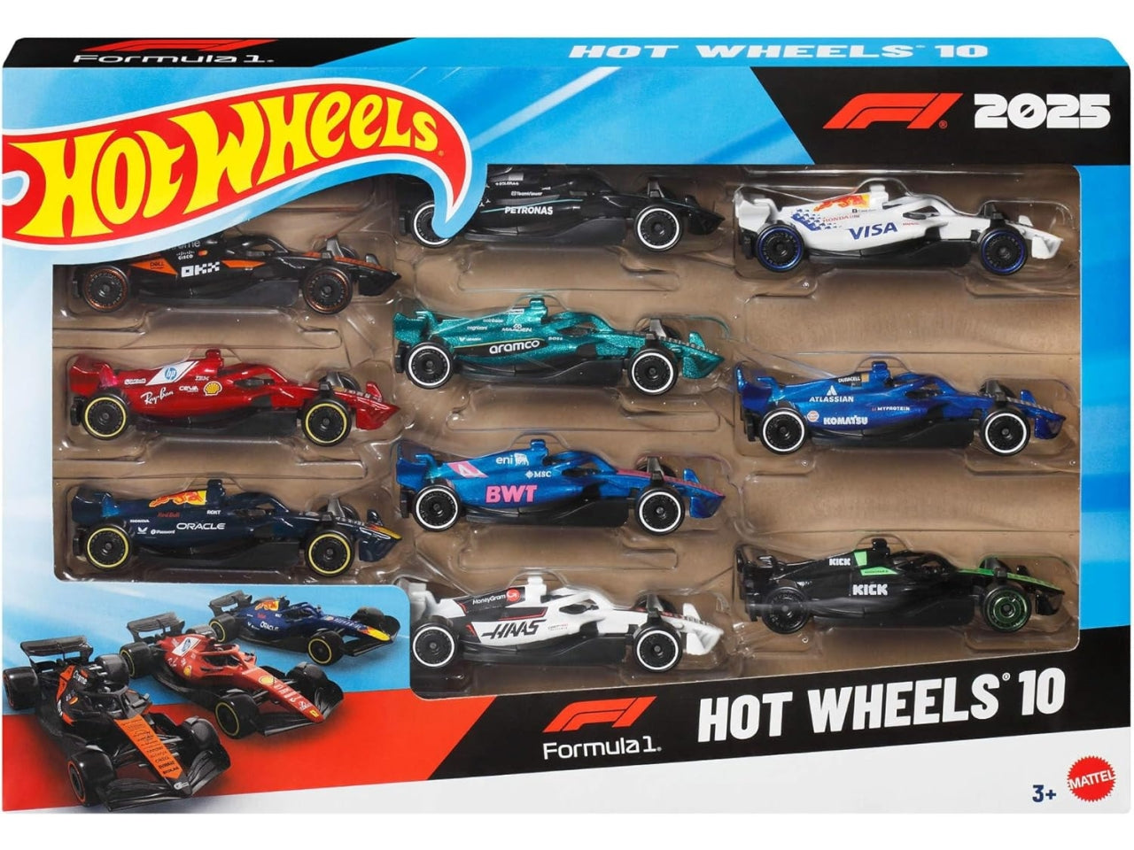 Hot wheels formula 1 10-pack
