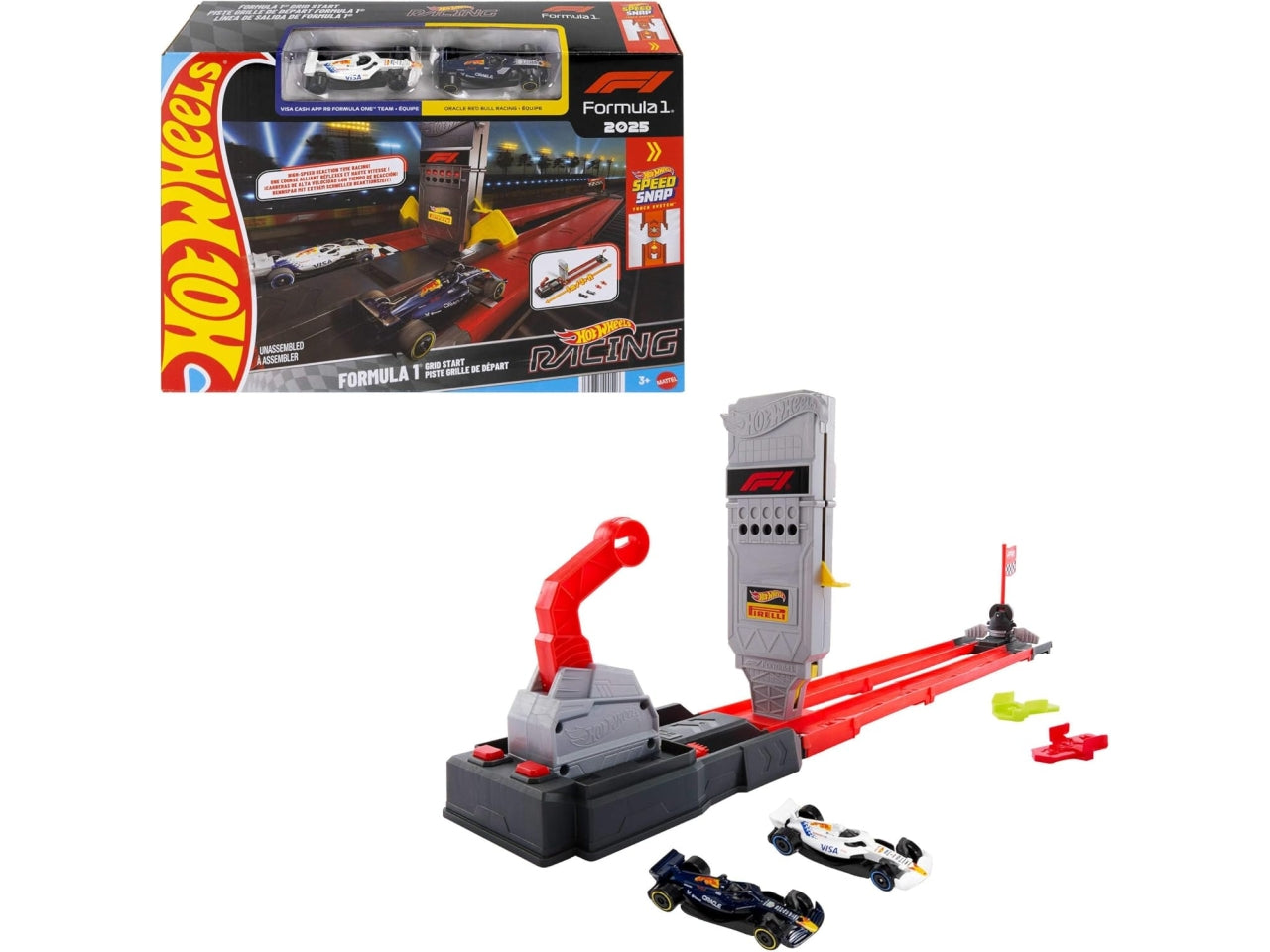 Hot wheels racing griglia di partenza f1