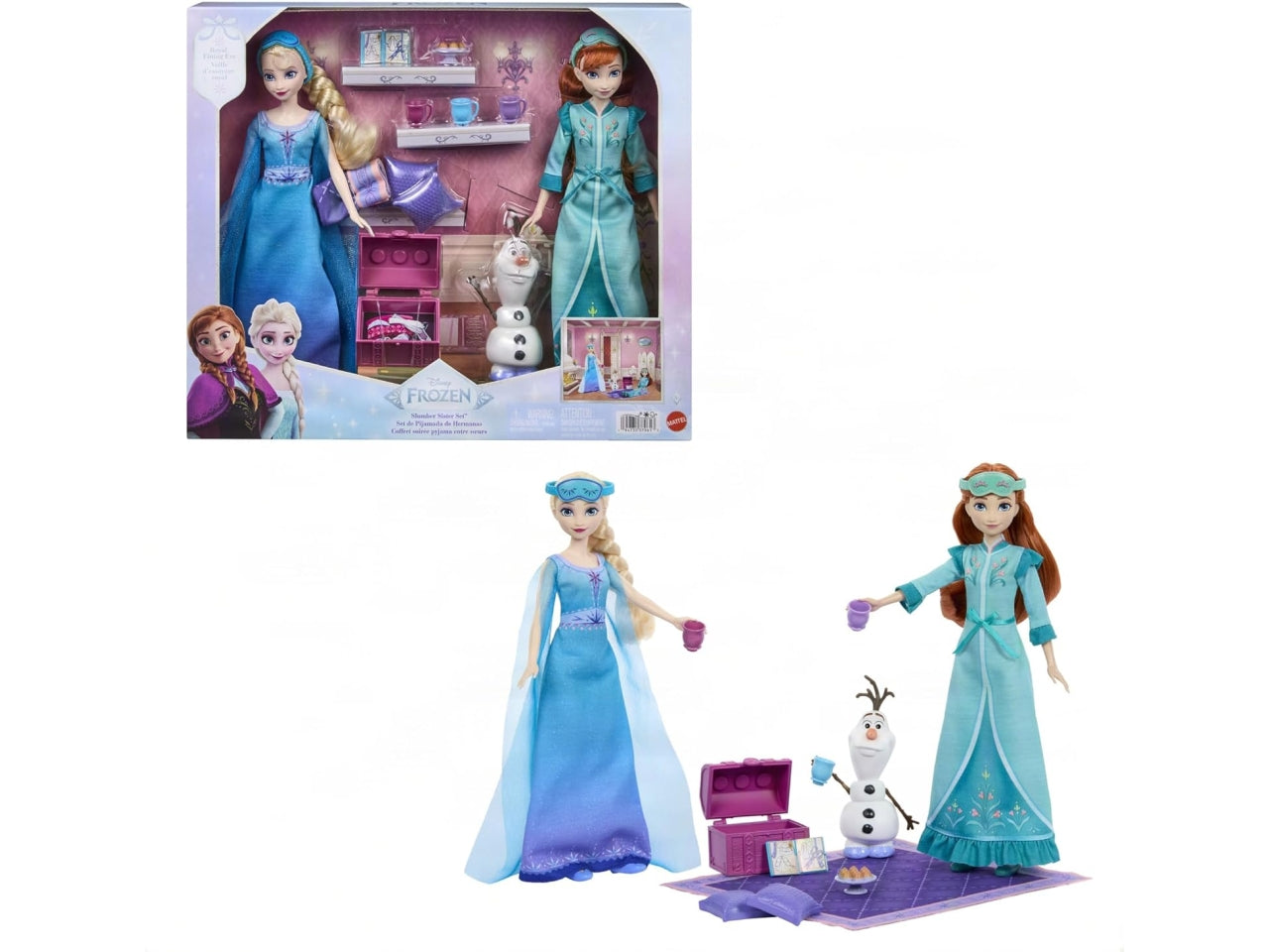 Disney princess set pigiama party tra sorelle