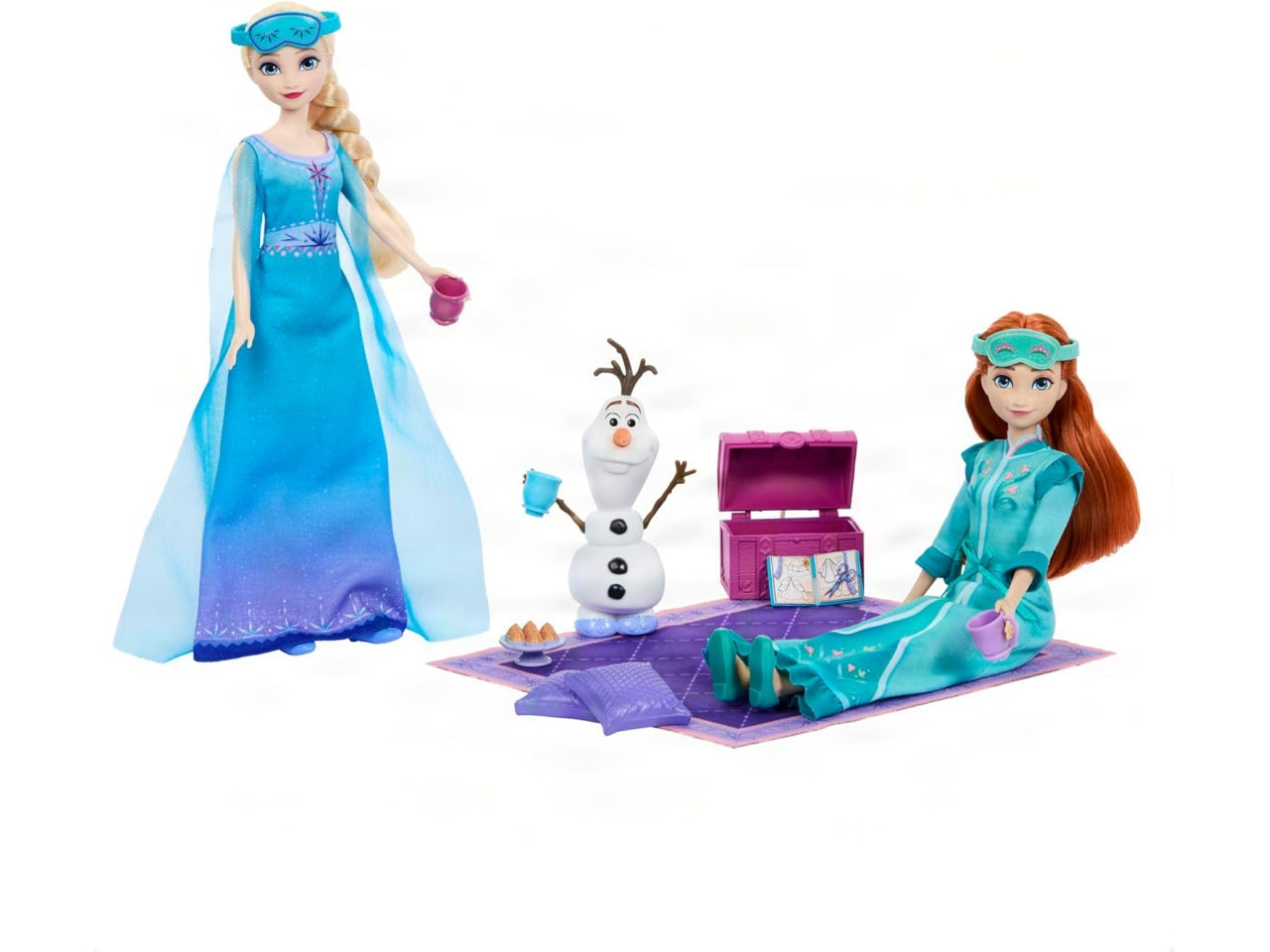 Disney princess set pigiama party tra sorelle