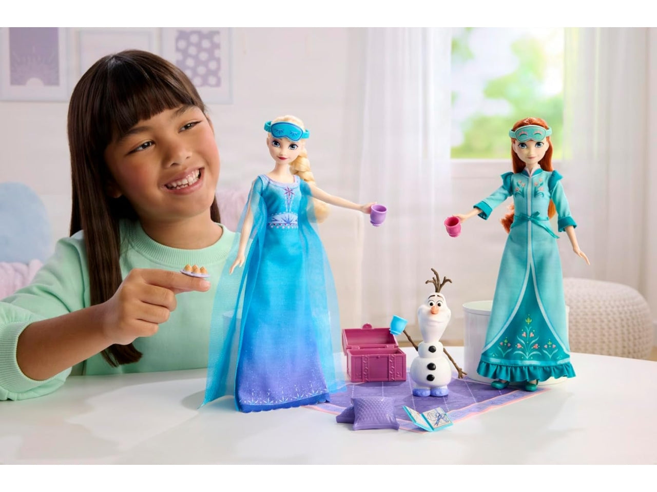 Disney princess set pigiama party tra sorelle