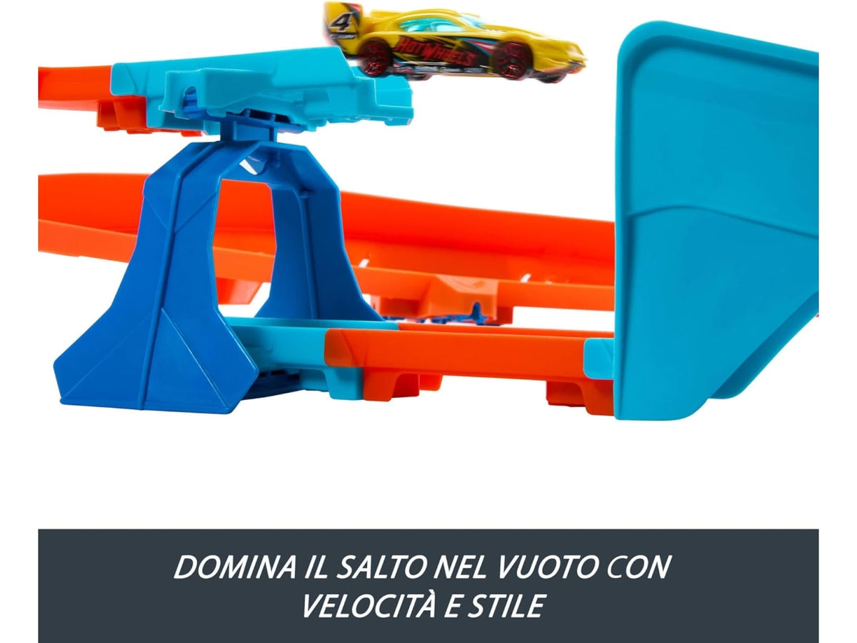 Hot Wheels track creator boosted jump speedway