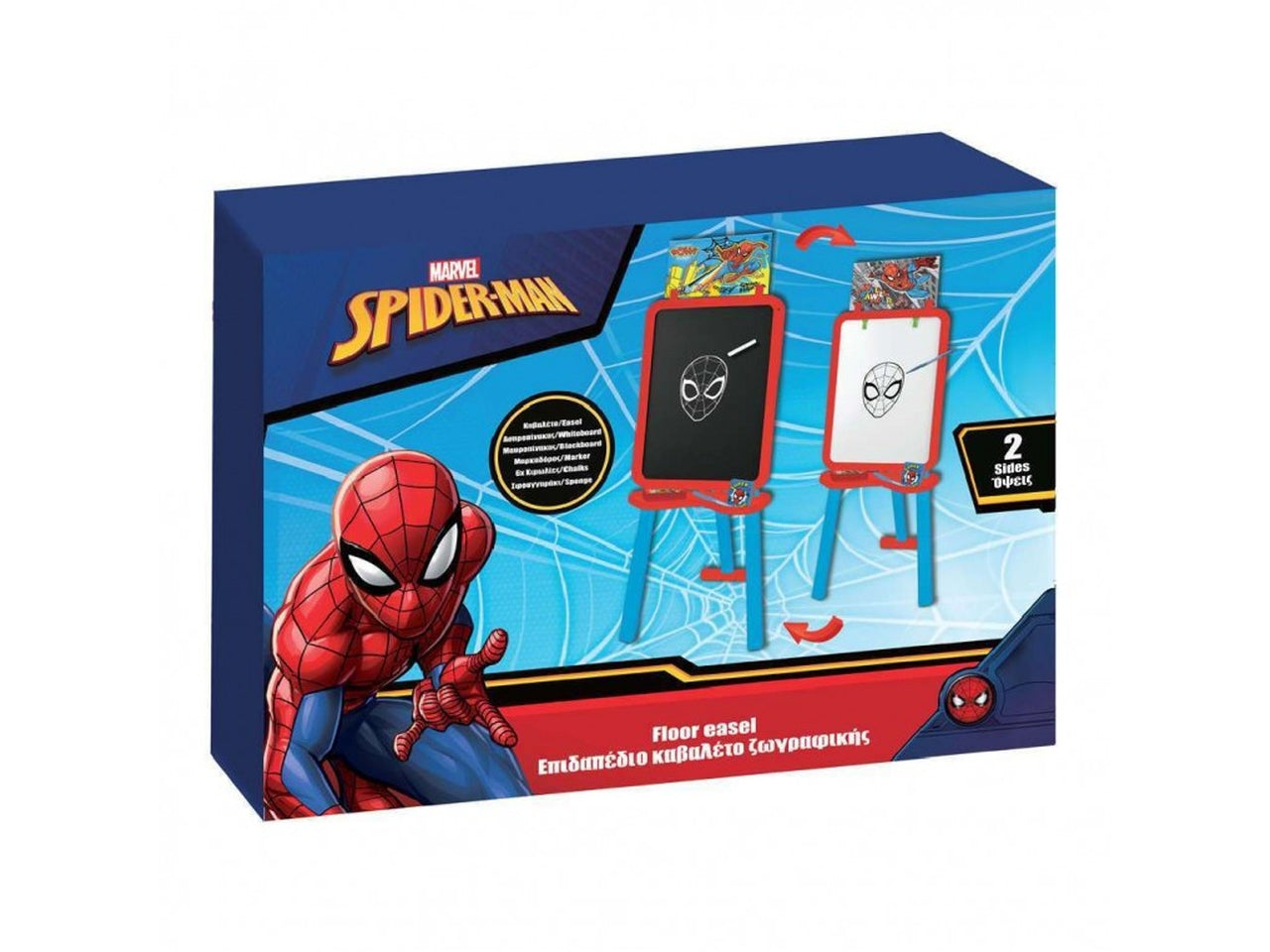 Floor easel spiderman