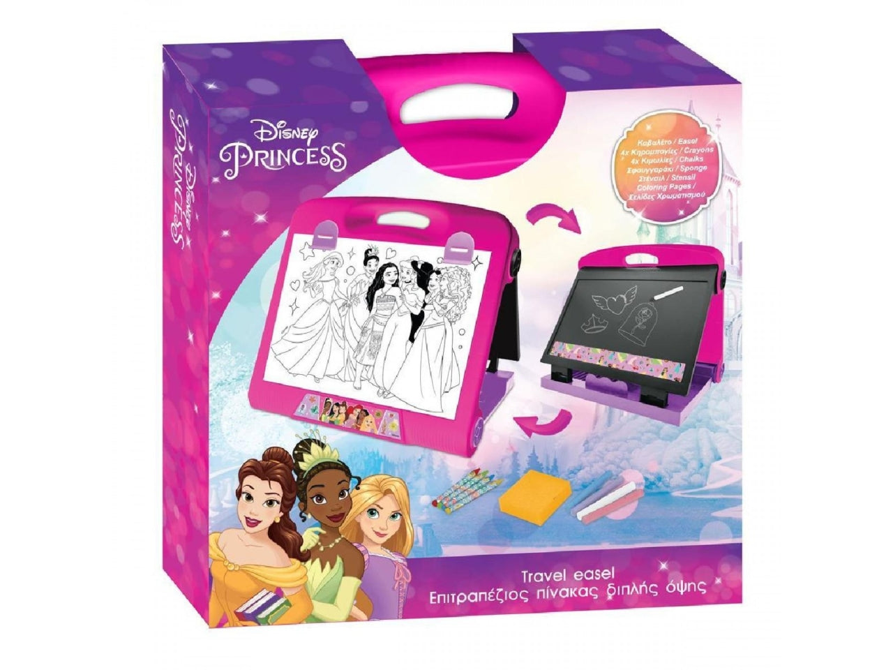 Travel art easel princess