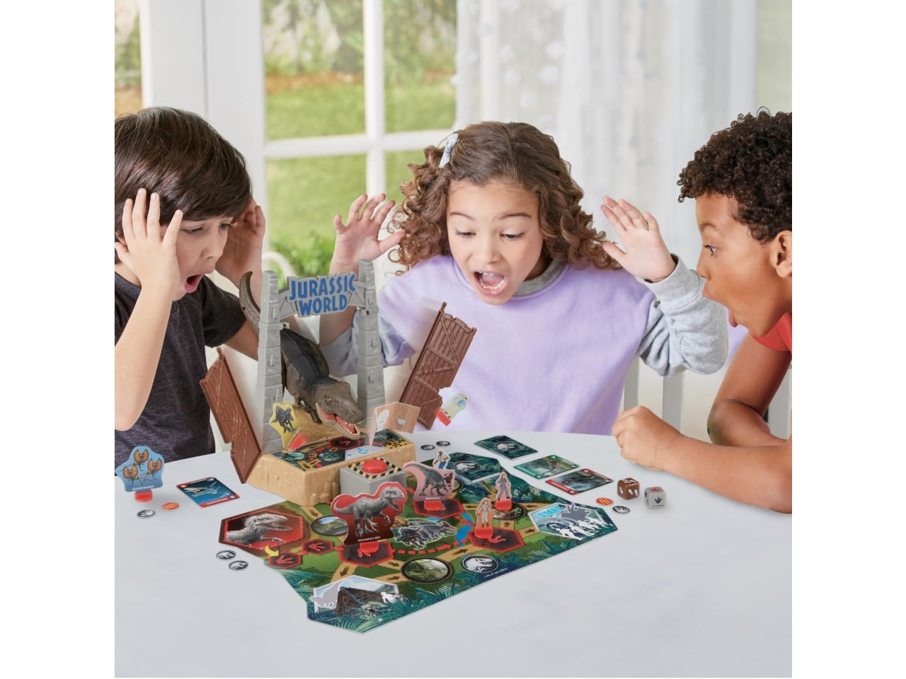 Jurassic world t-rex panic games